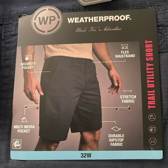 2 PAIRS OF WEATHERPROOF TRAIL UTILITY SHORTS *** FREE SHIPPING *** NWT Sz 32 - Picture 4 of 9